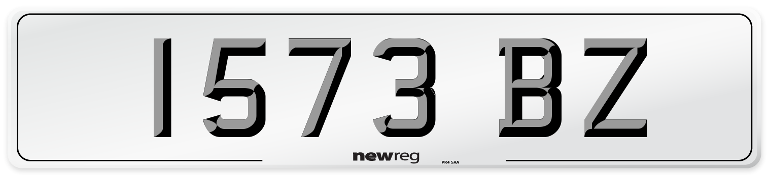 1573 BZ Number Plate from New Reg